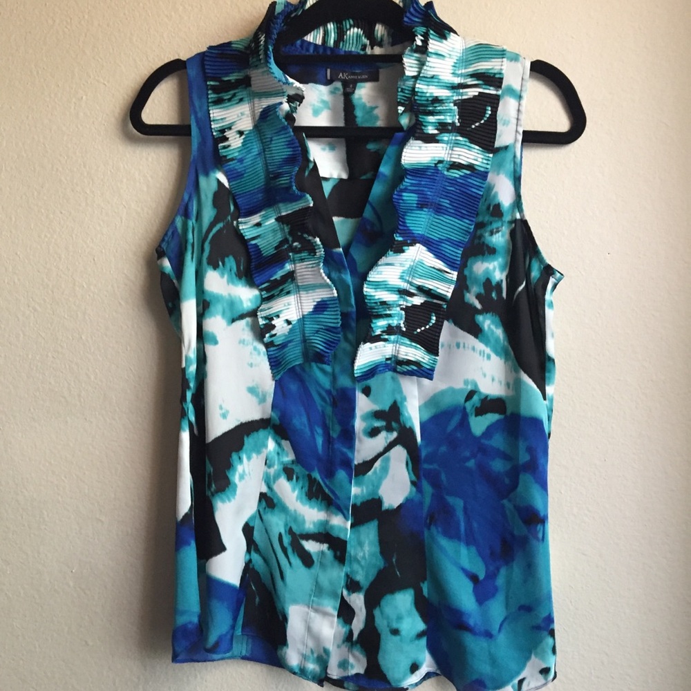 ANNE KLEIN WOMEN’S BUTTON DOWN TOP